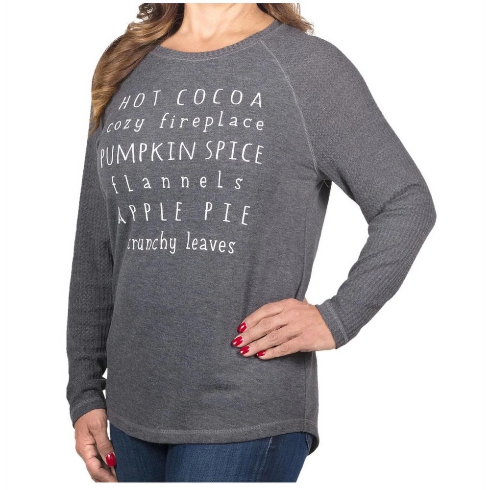 Women's Cozy Charcoal Gray Sweater